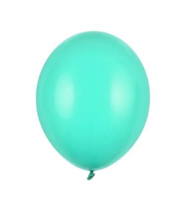 Balony Strong 12 cm miętowo-zielone Pastel Mint Green - 100 sztuk