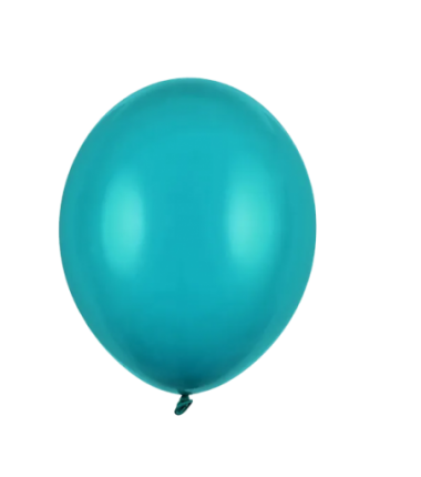 Balony Strong 12 cm niebieska laguna Pastel Lagoon Blue - 100 sztuk