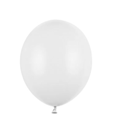 Balony Strong 23 cm białe Pastel Pure White - 100 sztuk