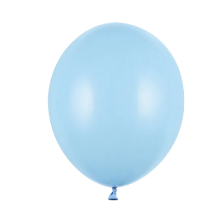 Balony Strong 23 cm błękitne Pastel Baby Blue - 100 sztuk
