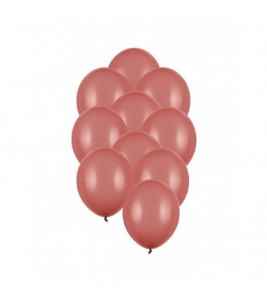 Balony Strong 23 cm burgundowy Pastel Burgundy - 10 sztuk