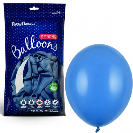 Balony Strong 23 cm chabrowe Pastel Corn. Blue - 100 sztuk