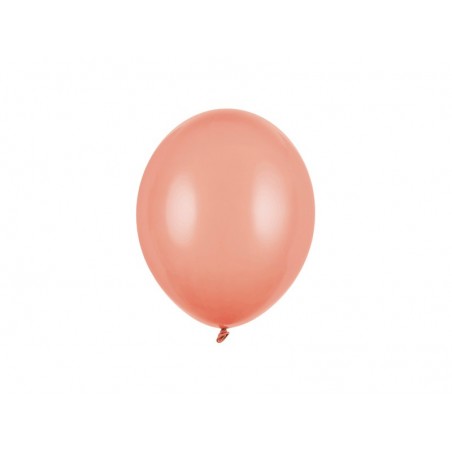 Balony Strong 23 cm ciemne brzoskwiniowe Pastel Peach - 10 sztuk