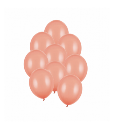 Balony Strong 23 cm ciemne brzoskwiniowe Pastel Peach - 100 sztuk