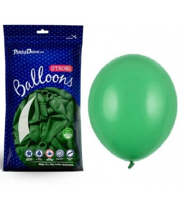 Balony Strong 23 cm emeraldowe Pastel Emerald Green - 100 sztuk