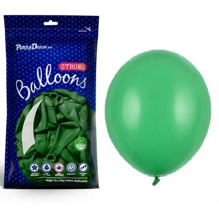Balony Strong 23 cm emeraldowe Pastel Emerald Green - 100 sztuk