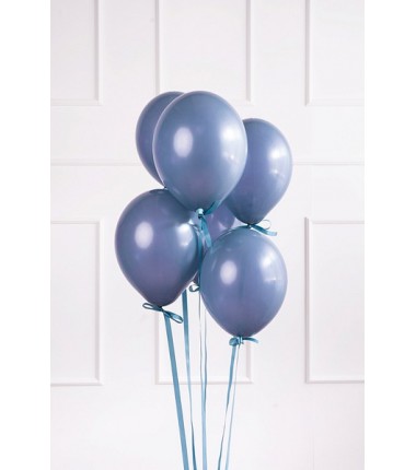 Balony Strong 23 cm granatowe Pastel Navy Blue - 10 sztuk