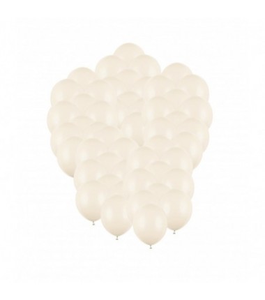 Balony Strong 23 cm jasny alabaster, beżowe Pastel Light Nude - 50 sztuk