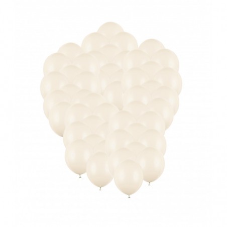 Balony Strong 23 cm jasny alabaster, beżowe Pastel Light Nude - 50 sztuk