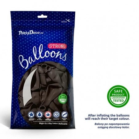Balony Strong 23 cm kakaowe Pastel Cocoa Brown - 100 sztuk