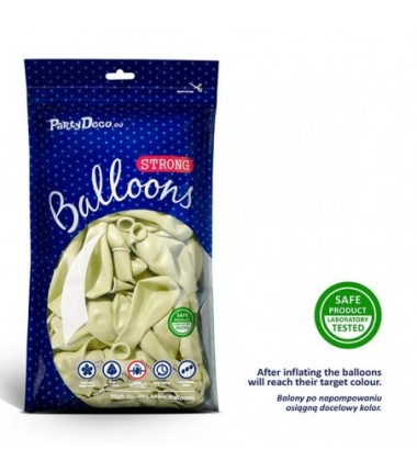 Balony Strong 23 cm kremowe Pastel Light Cream - 100 sztuk