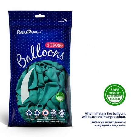 Balony Strong 23 cm niebieska laguna Pastel Lagoon Blue - 100 sztuk