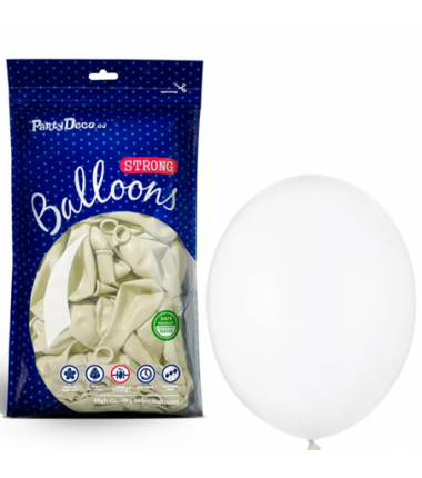 Balony Strong 23 cm przezroczyste Crystal Clear - 100 sztuk