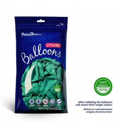 Balony Strong 23 cm seledynowe Pastel Aquamarine - 100 sztuk