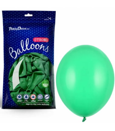 Balony Strong 23 cm zielone Pastel Green - 100 sztuk