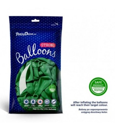 Balony Strong 23 cm zielone Pastel Green - 100 sztuk