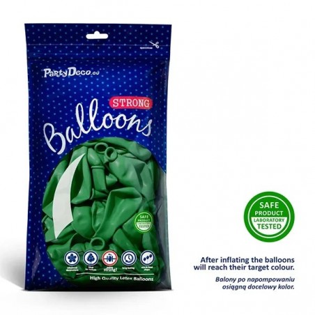Balony Strong 23 cm zielone Pastel Green - 100 sztuk