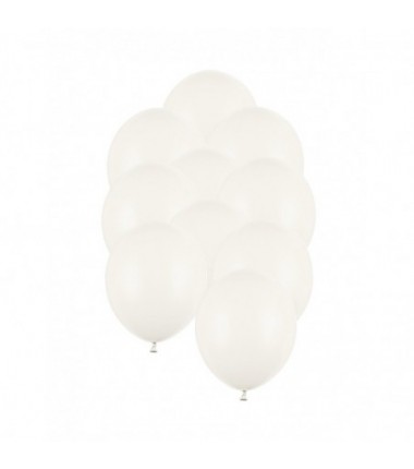 Balony Strong 23 cm złamana biel Pastel Off-white - 10 sztuk