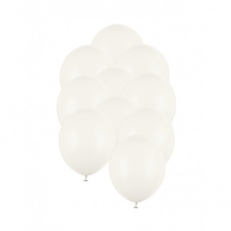 Balony Strong 23 cm złamana biel Pastel Off-white - 10 sztuk