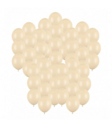 Balony Strong 30 cm beżowe alabastrowe Pastel Alabaster Nude - 50 sztuk