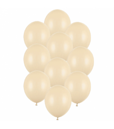 Balony Strong 30 cm beżowe, alabastrowe Pastel Alabaster Nude - 10 sztuk
