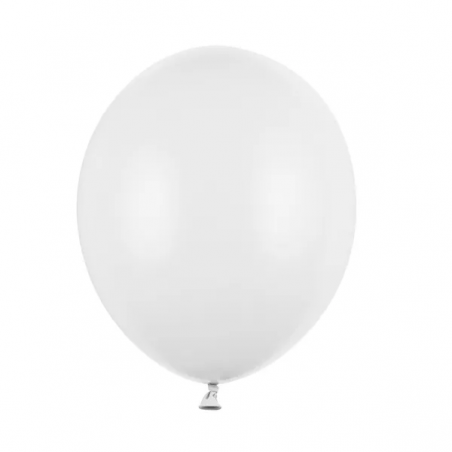 Balony Strong 30 cm białe Pastel Pure White - 100 sztuk