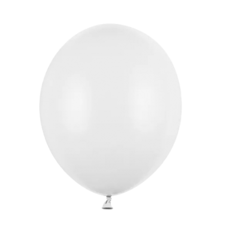 Balony Strong 30 cm białe Pastel Pure White - 50 sztuk