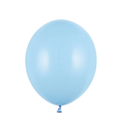 Balony Strong 30 cm błękitne Pastel Baby Blue - 50 sztuk