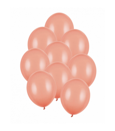 Balony Strong 30 cm brzoskwiniowe Pastel Peach - 10 sztuk