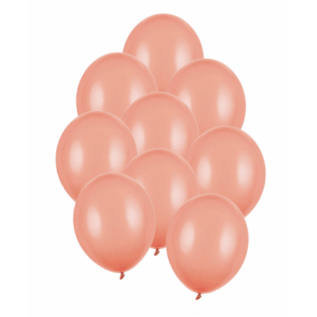 Balony Strong 30 cm brzoskwiniowe Pastel Peach - 10 sztuk
