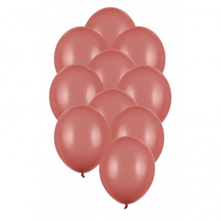 Balony Strong 30 cm burgundowy Pastel Burgundy - 10 sztuk