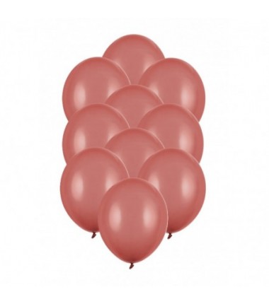 Balony Strong 30 cm burgundowy Pastel Burgundy - 10 sztuk