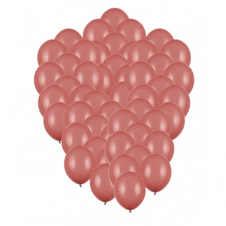 Balony Strong 30 cm burgundowy Pastel Burgundy - 50 sztuk