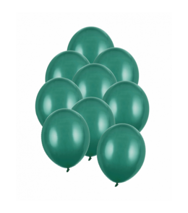 Balony Strong 30 cm butelkowa zieleń Pastel Bottle Green - 10 sztuk