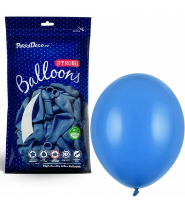 Balony Strong 30 cm chabrowe Pastel Corn. Blue - 100 sztuk