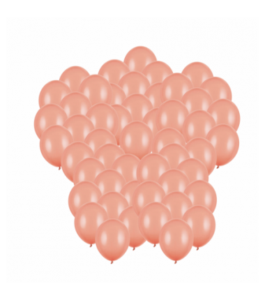 Balony Strong 30 cm ciemne brzoskwiniowe Pastel Peach - 100 sztuk