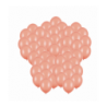 Balony Strong 30 cm ciemne brzoskwiniowe Pastel Peach - 100 sztuk