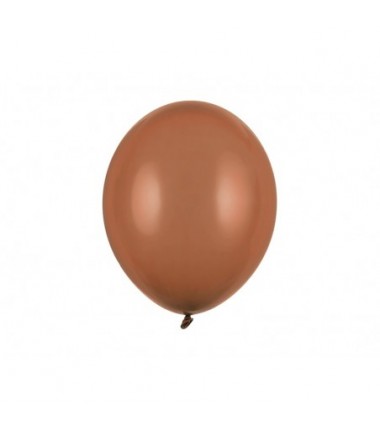 Balony Strong 30 cm ciemne kawowe Pastel Mocca - 10 sztuk