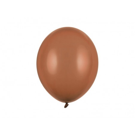 Balony Strong 30 cm ciemne kawowe Pastel Mocca - 10 sztuk