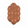 Balony Strong 30 cm ciemne kawowe Pastel Mocca - 10 sztuk