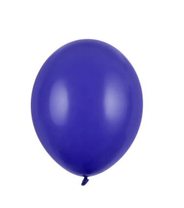 Balony Strong 30 cm ciemnoniebieskie Pastel Royal Blue - 50 sztuk