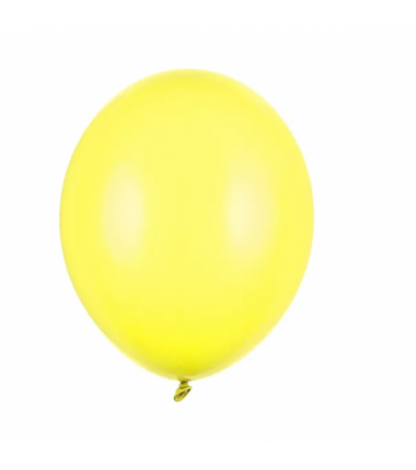 Balony Strong 30 cm cytrynowe Pastel Lemon Zest - 100 sztuk