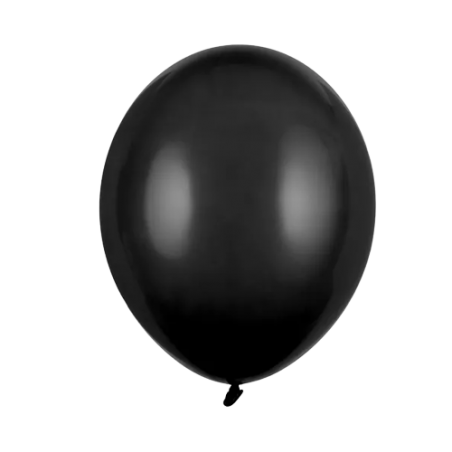 Balony Strong 30 cm czarne Pastel Black - 50 sztuk