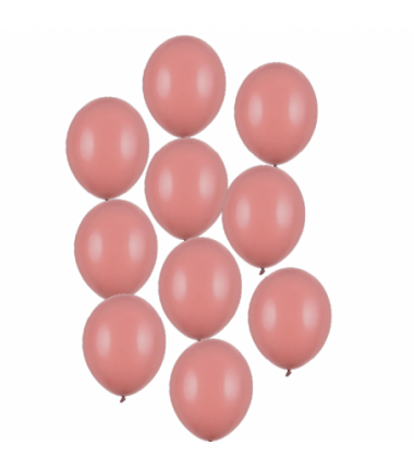 Balony Strong 30 cm dzika róża Pastel Wild Rose - 10 sztuk