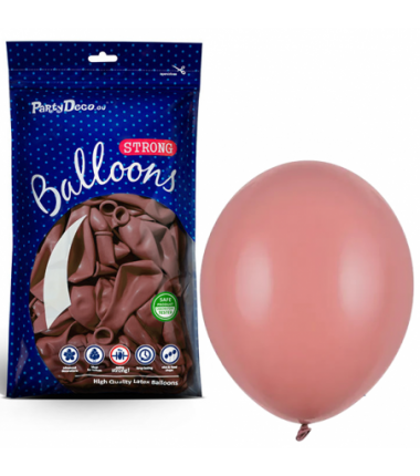 Balony Strong 30 cm dzika róża Pastel Wild Rose - 100 sztuk