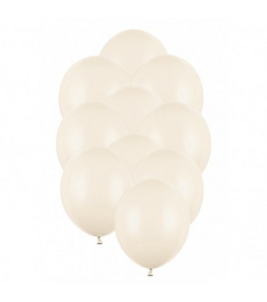 Balony Strong 30 cm jasny alabaster, beżowe Pastel Light Nude - 10 sztuk
