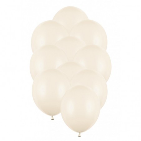 Balony Strong 30 cm jasny alabaster, beżowe Pastel Light Nude - 100 sztuk