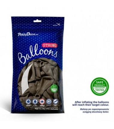 Balony Strong 30 cm kawowe Pastel Cappuccino - 100 sztuk