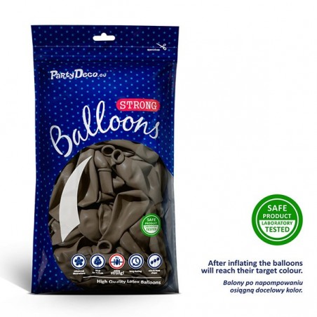 Balony Strong 30 cm kawowe Pastel Cappuccino - 50 sztuk
