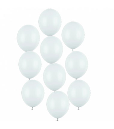 Balony Strong 30 cm mglisty niebieski Pastel Light Misty Blue - 10 sztuk
